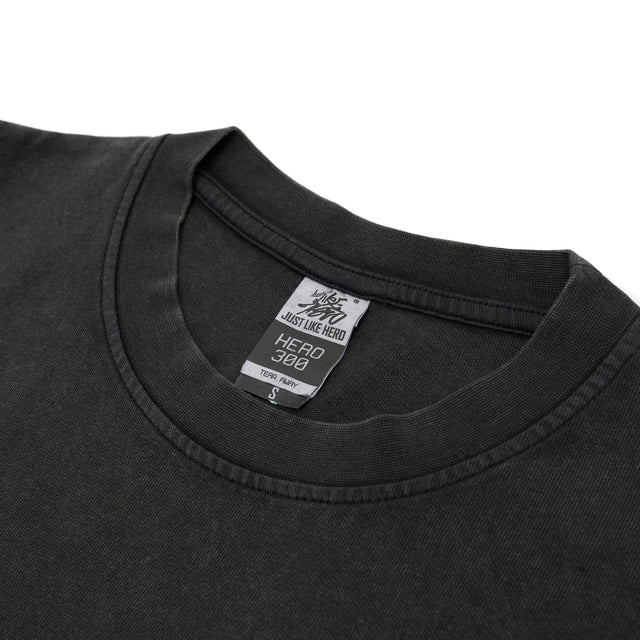 HERO-300 Unisex Super Heavy Oversized Tee - Acid Black