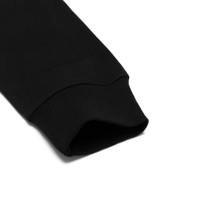 HERO-1020 Unisex Blank Crewneck Sweatshirt - Black