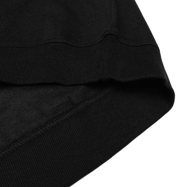 HERO-1020 Unisex Blank Crewneck Sweatshirt - Black