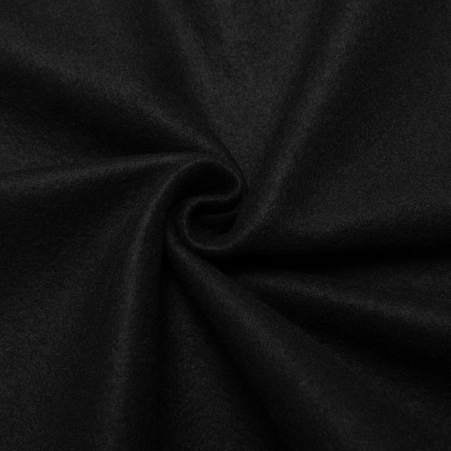 HERO-4220C Cropped Drop Shoulder 1/2 Zip Hoodie - Black