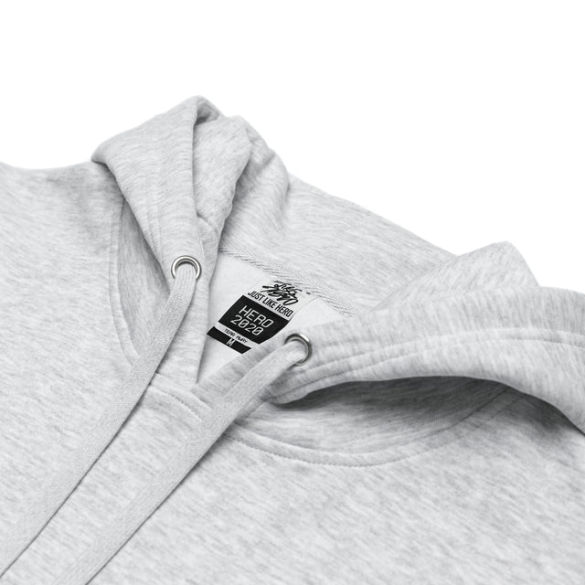 HERO-2020 Unisex Blank Hoodie - Ash Heather