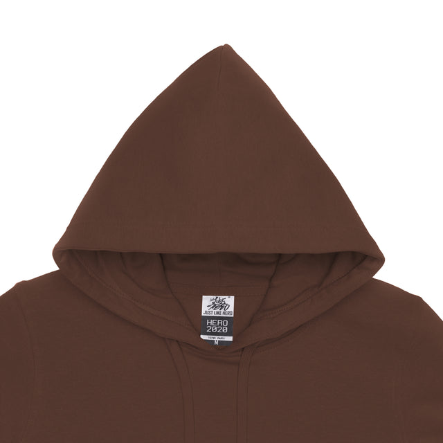 HERO-2020 Unisex Blank Hoodie - Cocoa