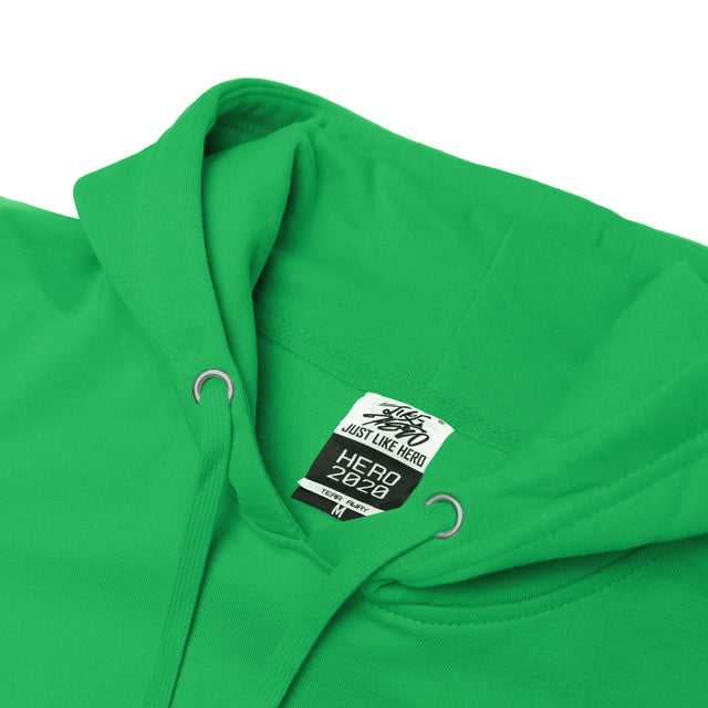 HERO-2020 Unisex Blank Hoodie - Kelly Green (FINAL SALE)
