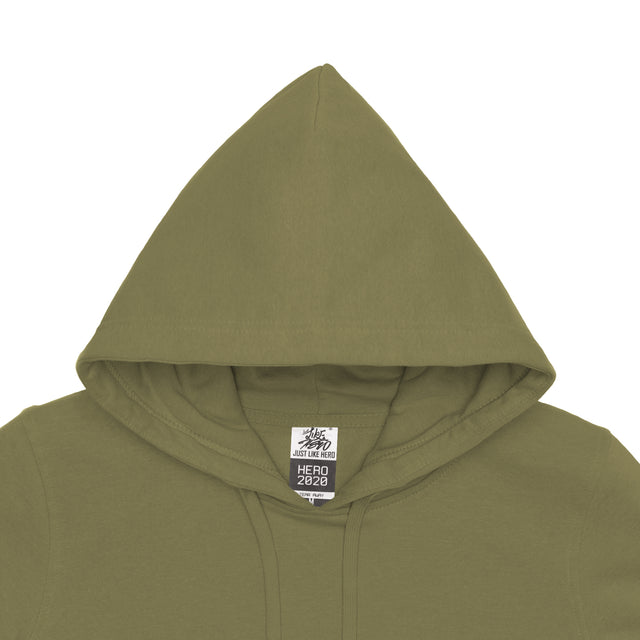 HERO-2020 Unisex Blank Hoodie - Olive