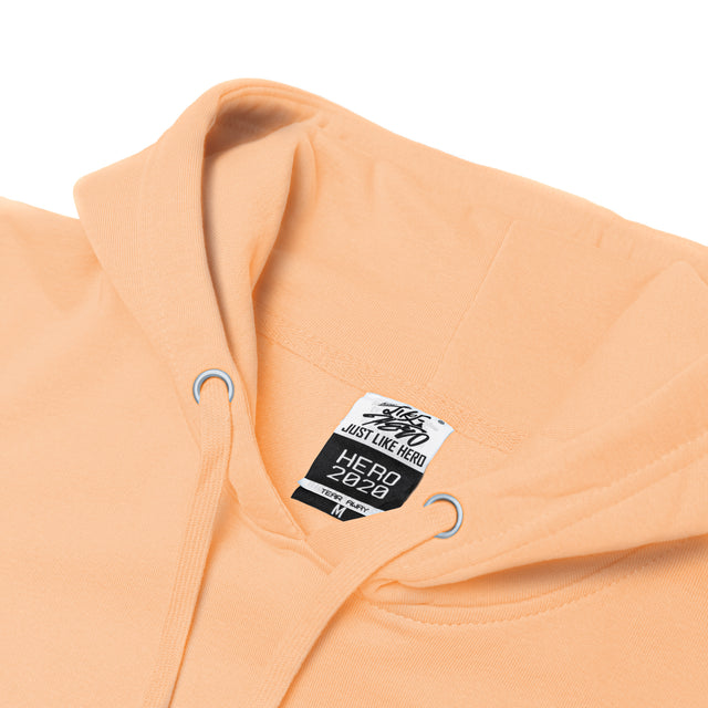 HERO-2020 Unisex Blank Hoodie - Peach (FINAL SALE)