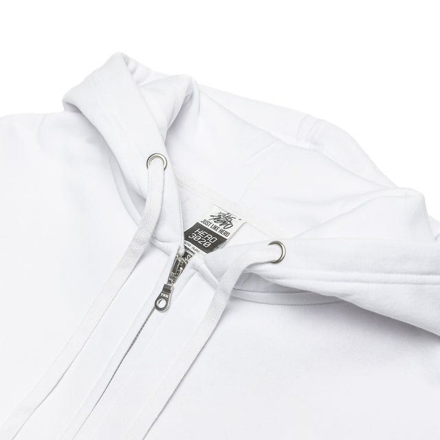 HERO-3020 Unisex Full Zip Hoodie - White (FINAL SALE)