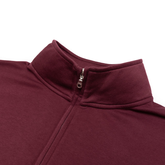 HERO-4020 Unisex Quarter Zip Sweatshirt - Maroon
