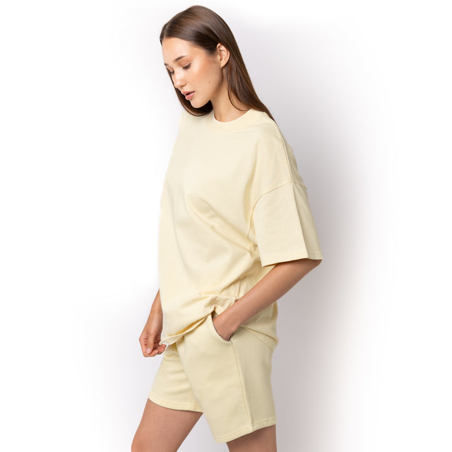 HERO-300 Unisex Super Heavy Oversized Tee - Ivory