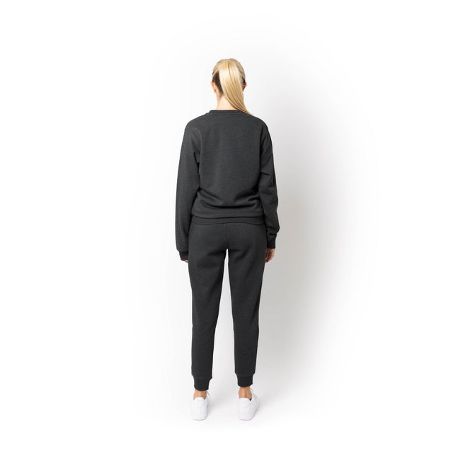 HERO-1020 Unisex Blank Crewneck Sweatshirt - Dark Heather