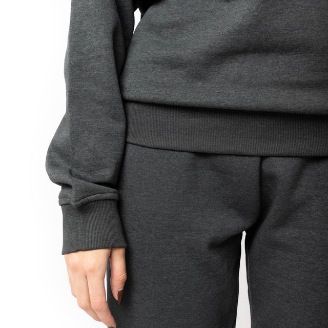 HERO-1020 Unisex Blank Crewneck Sweatshirt - Dark Heather