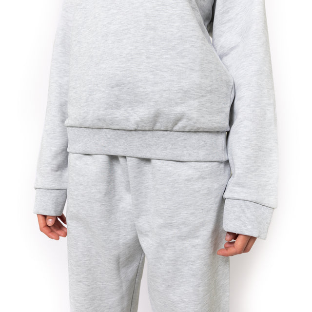 HERO-1050 MAX Unisex Blank Crewneck Sweatshirt - Ash Heather
