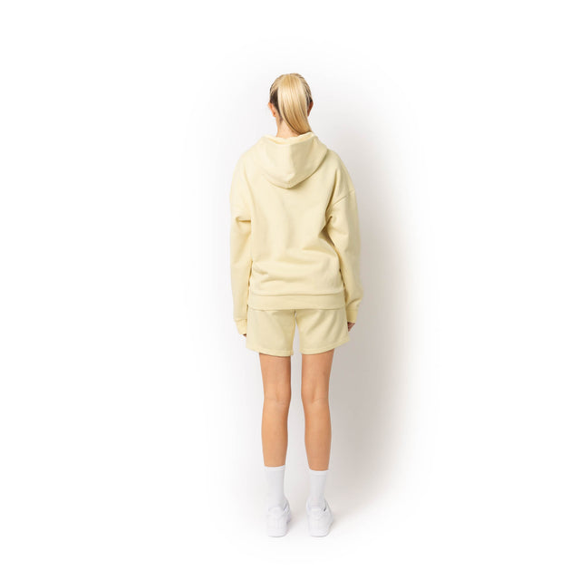 HERO-4220 Unisex Drop Shoulder 1/2 Zip Hoodie - Ivory