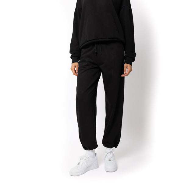 HERO-5220 Unisex Wide Leg Sweatpants - Black