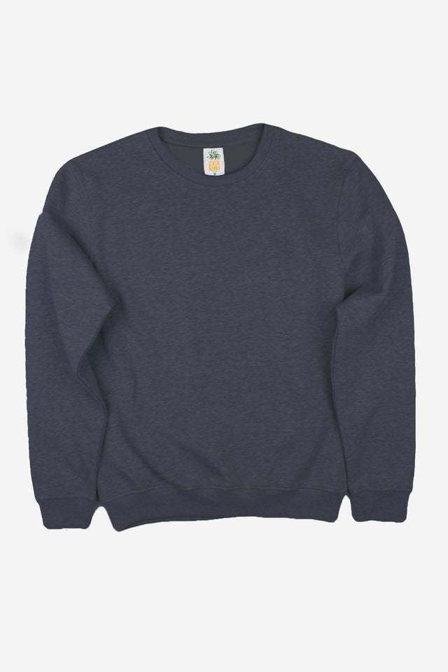 HERO-1020 Unisex Youth Blank Crewneck Sweatshirt - Dark Heather (FINAL SALE)