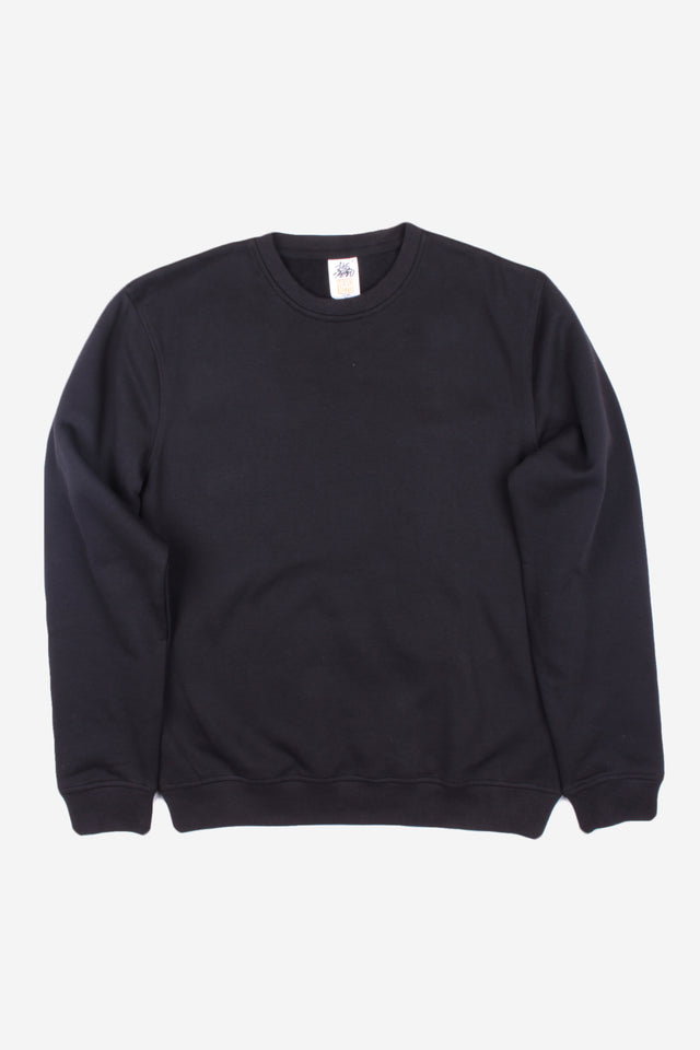 HERO-1020 Unisex Youth Blank Crewneck Sweatshirt - Black (FINAL SALE)