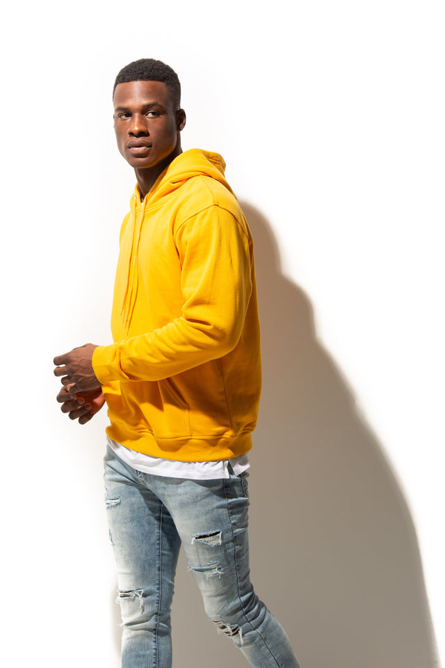 HERO-2020 Unisex Blank Hoodie - Gold (FINAL SALE)