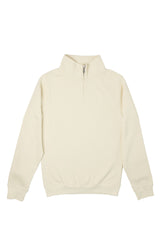 HERO-4020 Unisex Quarter Zip Sweatshirt - Ivory