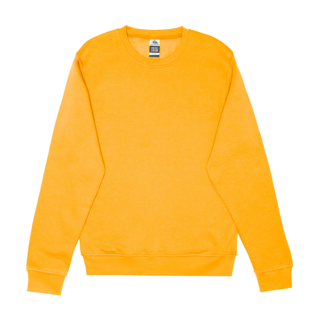 HERO-1020 Unisex Blank Crewneck Sweatshirt - Gold (FINAL SALE)