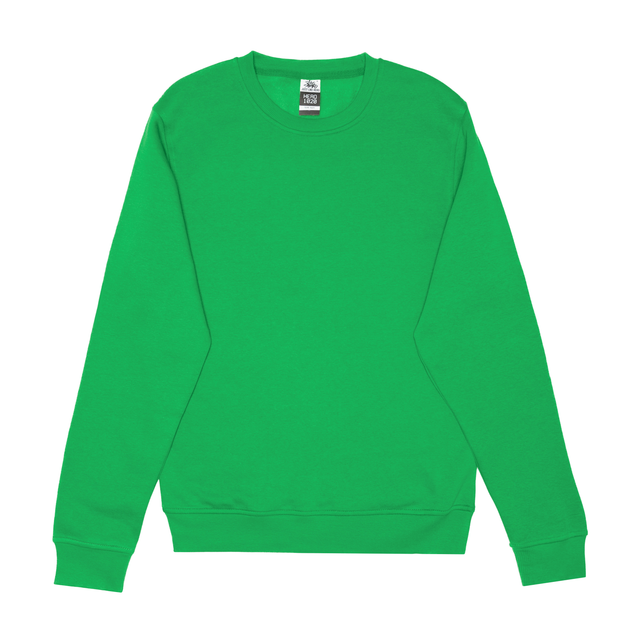 HERO-1020 Unisex Blank Crewneck Sweatshirt - Kelly Green (FINAL SALE)