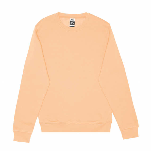 HERO-1020 Unisex Blank Crewneck Sweatshirt - Peach (FINAL SALE)