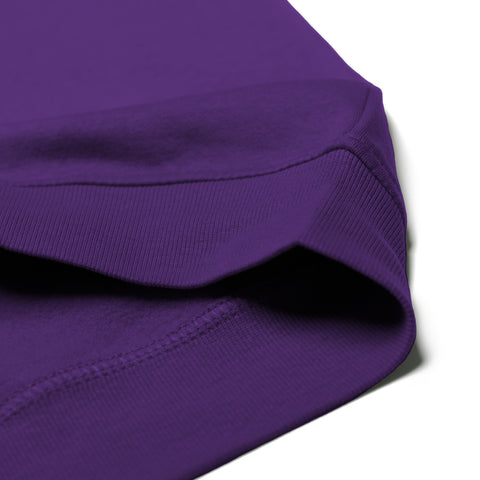 HERO-1020 Unisex Blank Crewneck Sweatshirt - Purple