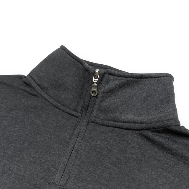 HERO-4020 Unisex Quarter Zip Sweatshirt - Dark Heather