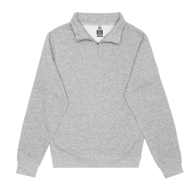 HERO-4020 Unisex Quarter Zip Sweatshirt - Sport Grey