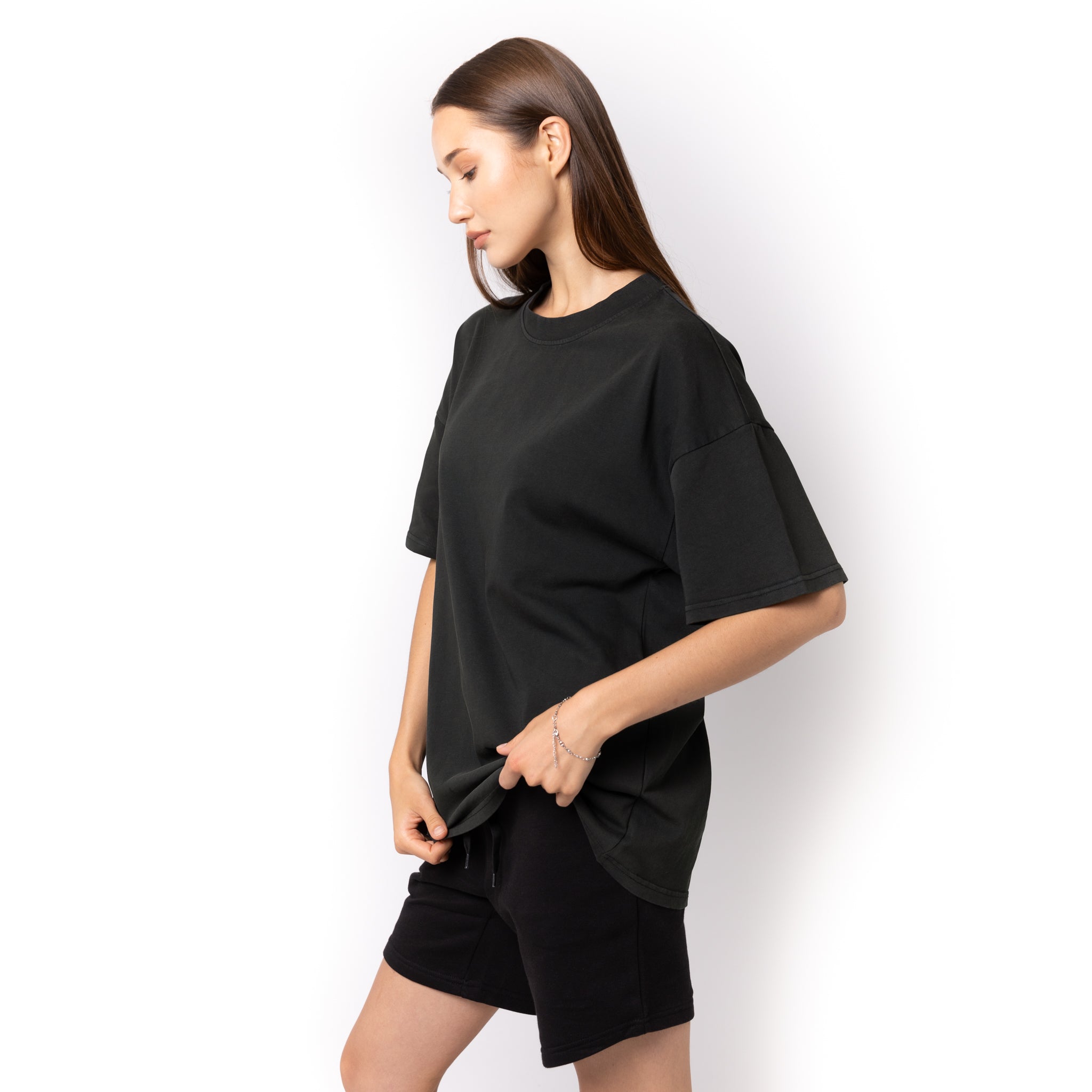 HERO-300 Unisex Super Heavy Oversized Tee - Acid Black – Just Like