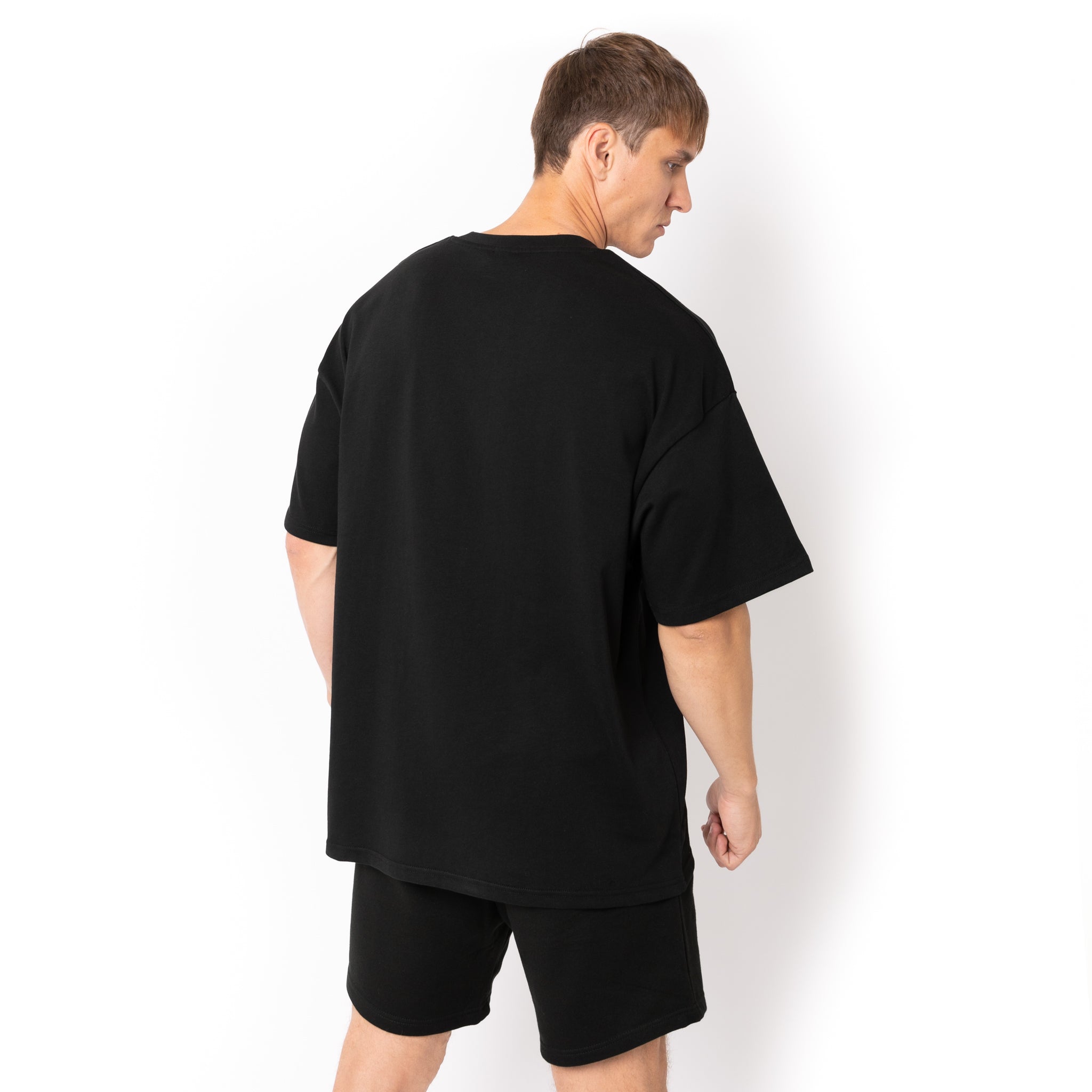 HERO-300 Unisex Super Heavy Oversized Tee - Black – Just Like Hero