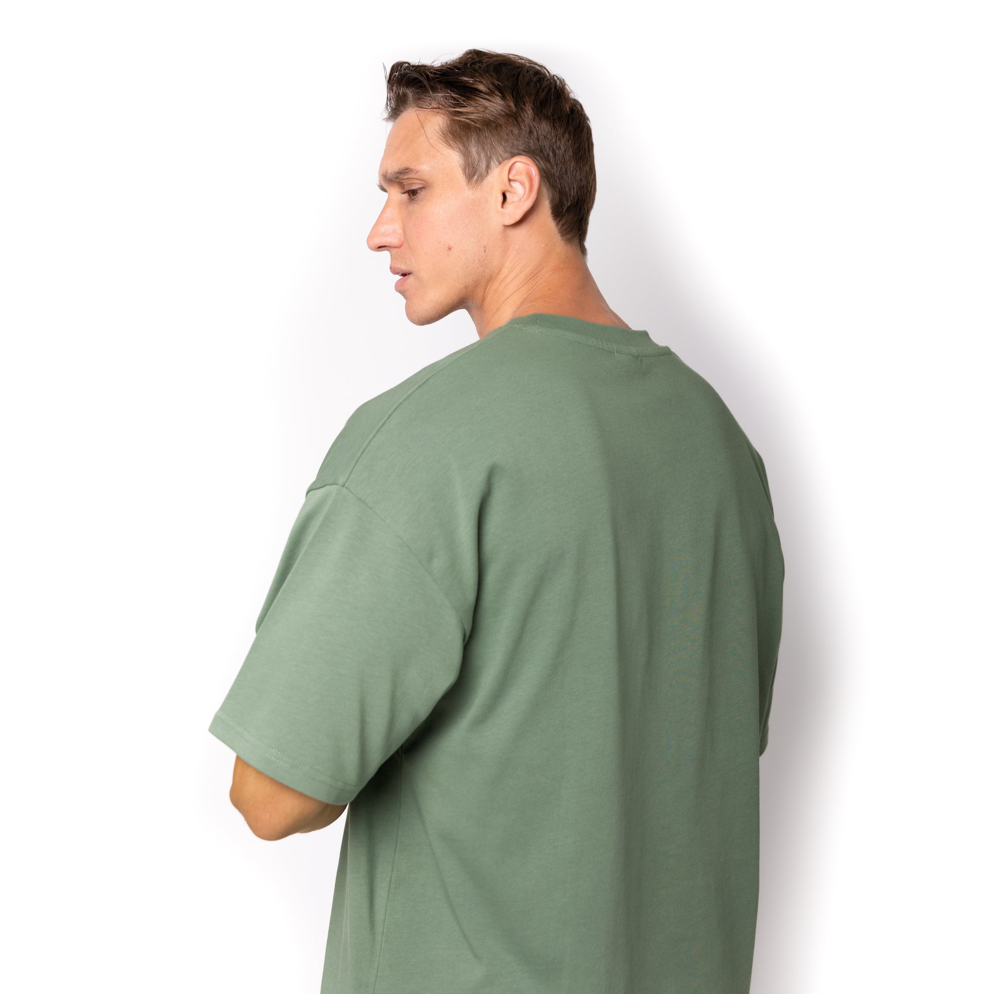 その他 Over Size French Terry Top Light Green HERO-300 Unisex Super Heavy Oversized Tee - Dusty Green – Just