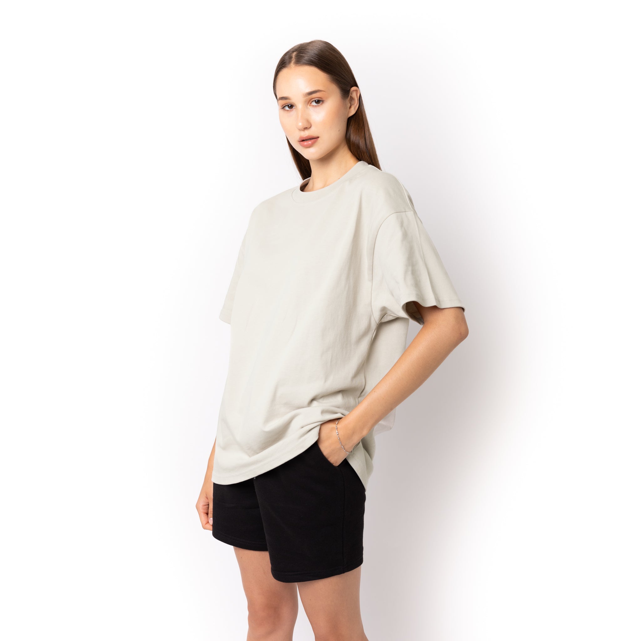 HERO-300 Unisex Super Heavy Oversized Tee - Icy Rock – Just