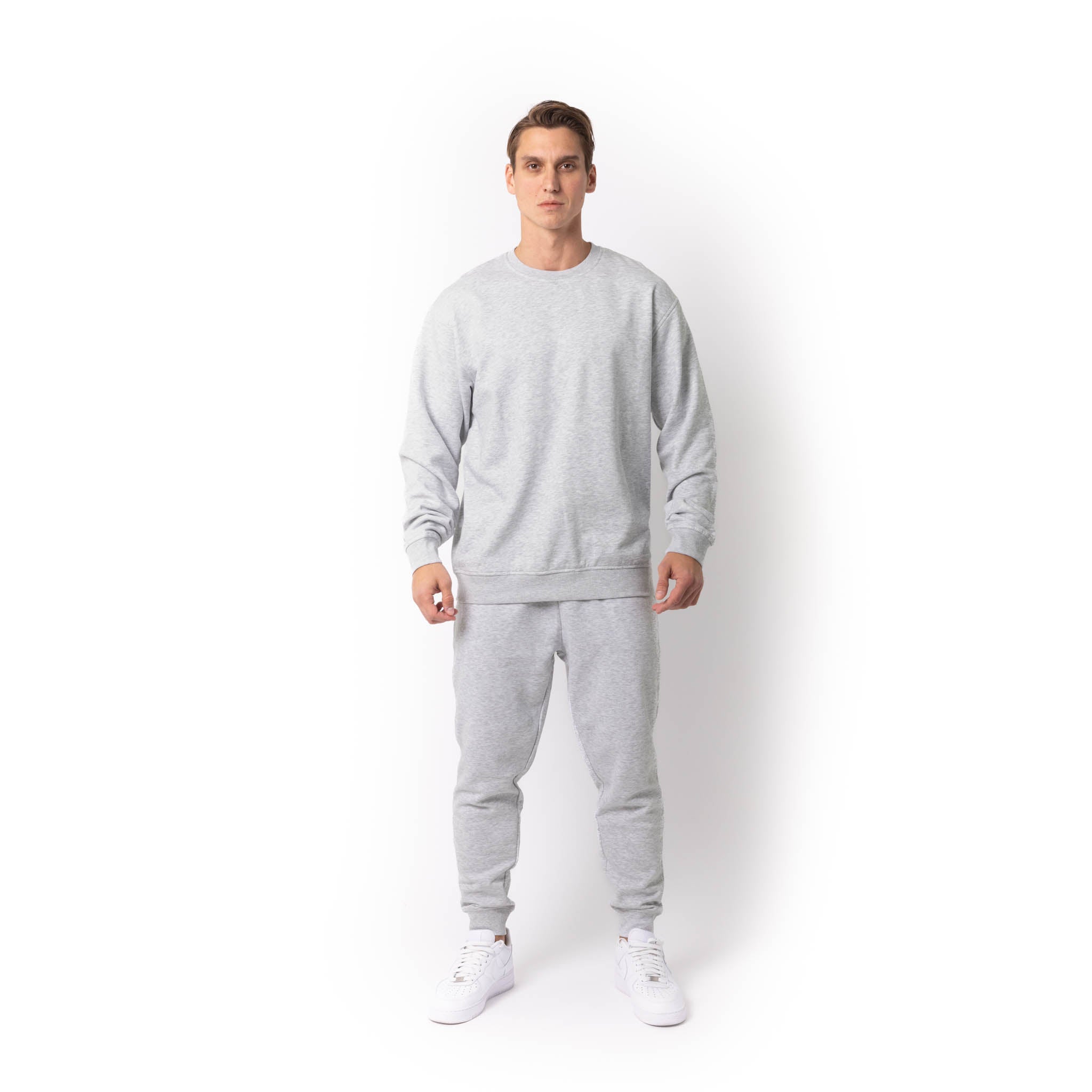 Premium Ash Heather Crewneck Sweatshirt Wholesale in Canada