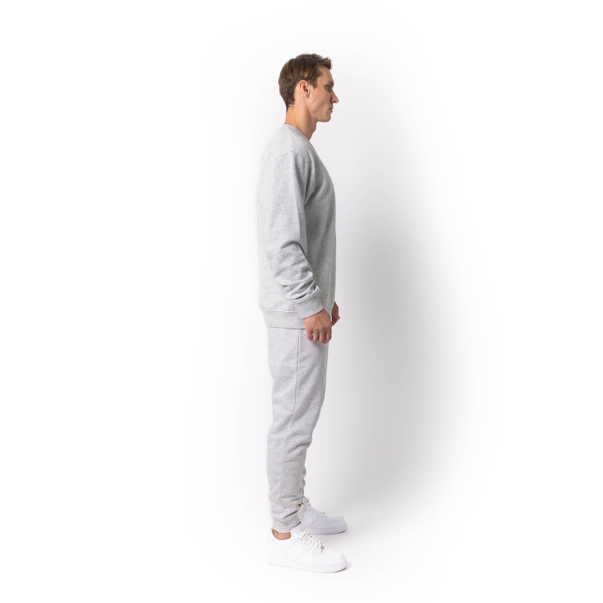 Premium Ash Heather Crewneck Sweatshirt Wholesale in Canada