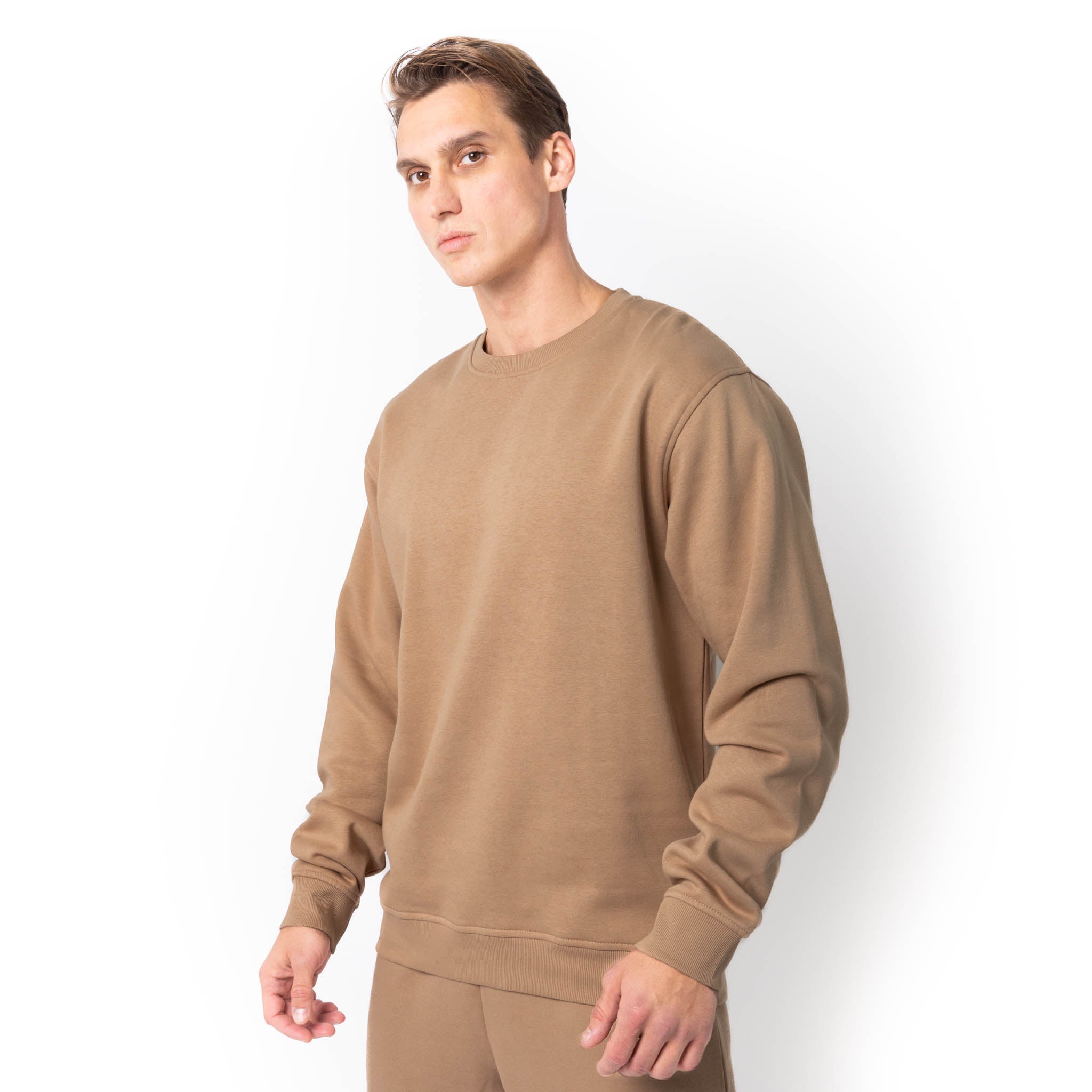 Premium Clay Crew Necks | Essentials Crewneck Sweatshirt for