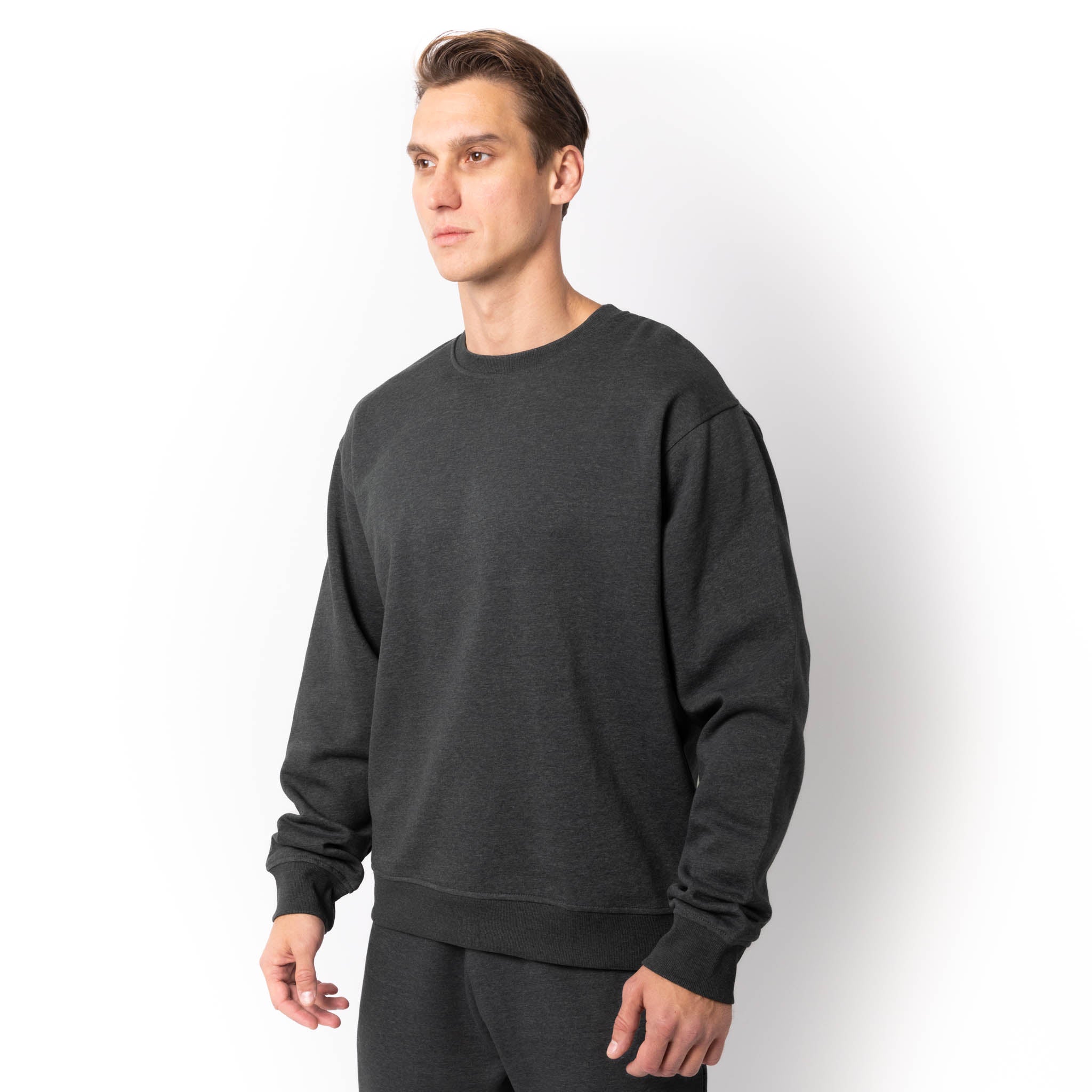 トップス CALEE / Bomber heat crew neck sweat extreme cashmere crewneck sweater unisex – 53 crew hop