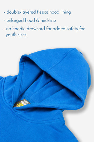 HERO-2020 Youth Blank Hoodie - Royal Blue