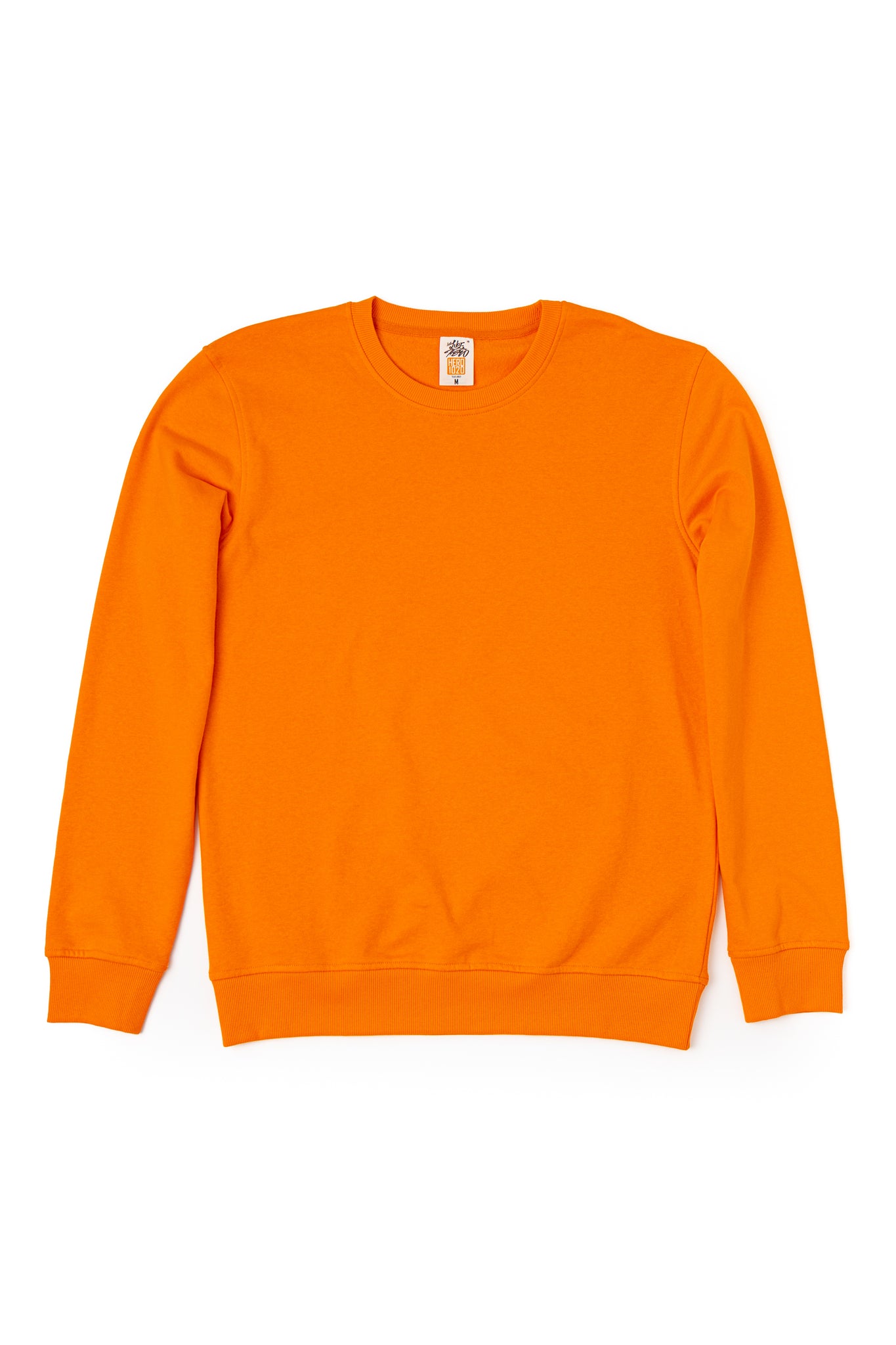 HERO-1020 Unisex Youth Blank Crewneck Sweatshirt - Orange
