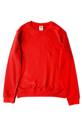 HERO-1020 Unisex Youth Blank Crewneck Sweatshirt - Red