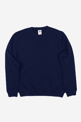 HERO-1020 Unisex Youth Blank Crewneck Sweatshirt - Navy Blue