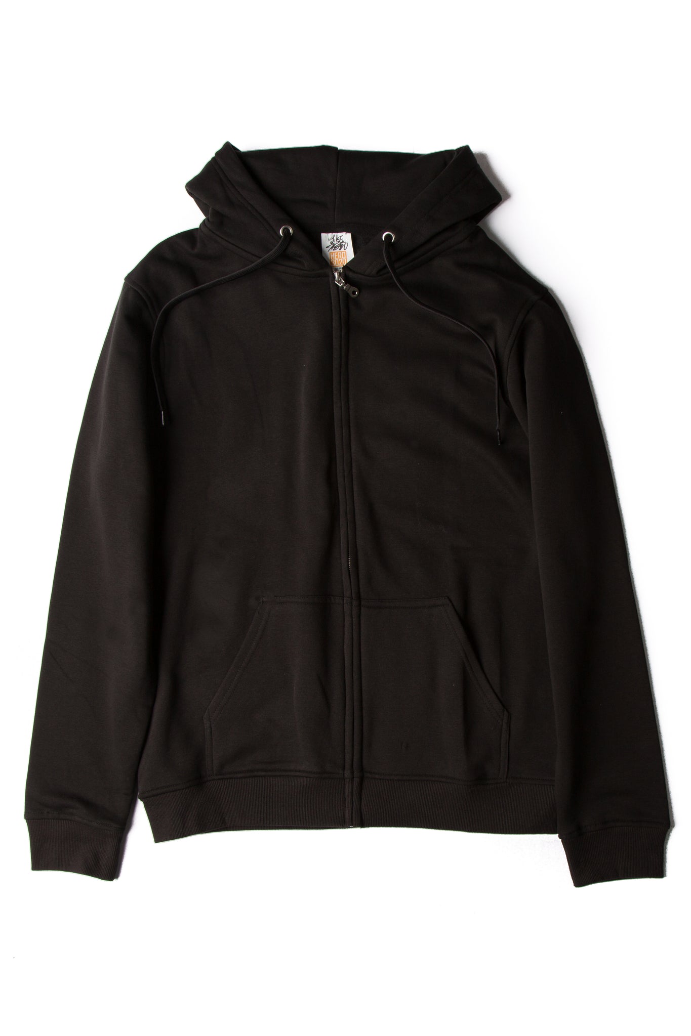 HERO-3020 Unisex Full Zip Hoodie - Black