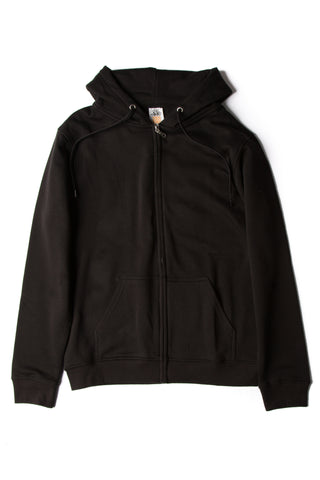 HERO-3020 Unisex Full Zip Hoodie - Black