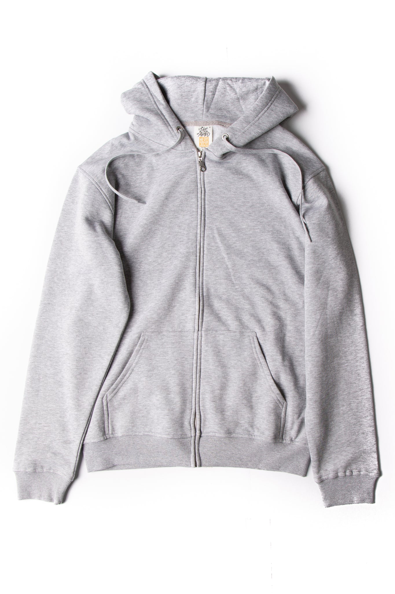 HERO-3020 Unisex Full Zip Hoodie - Sport Grey