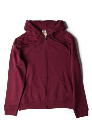 HERO-3020 Unisex Full Zip Hoodie - Maroon