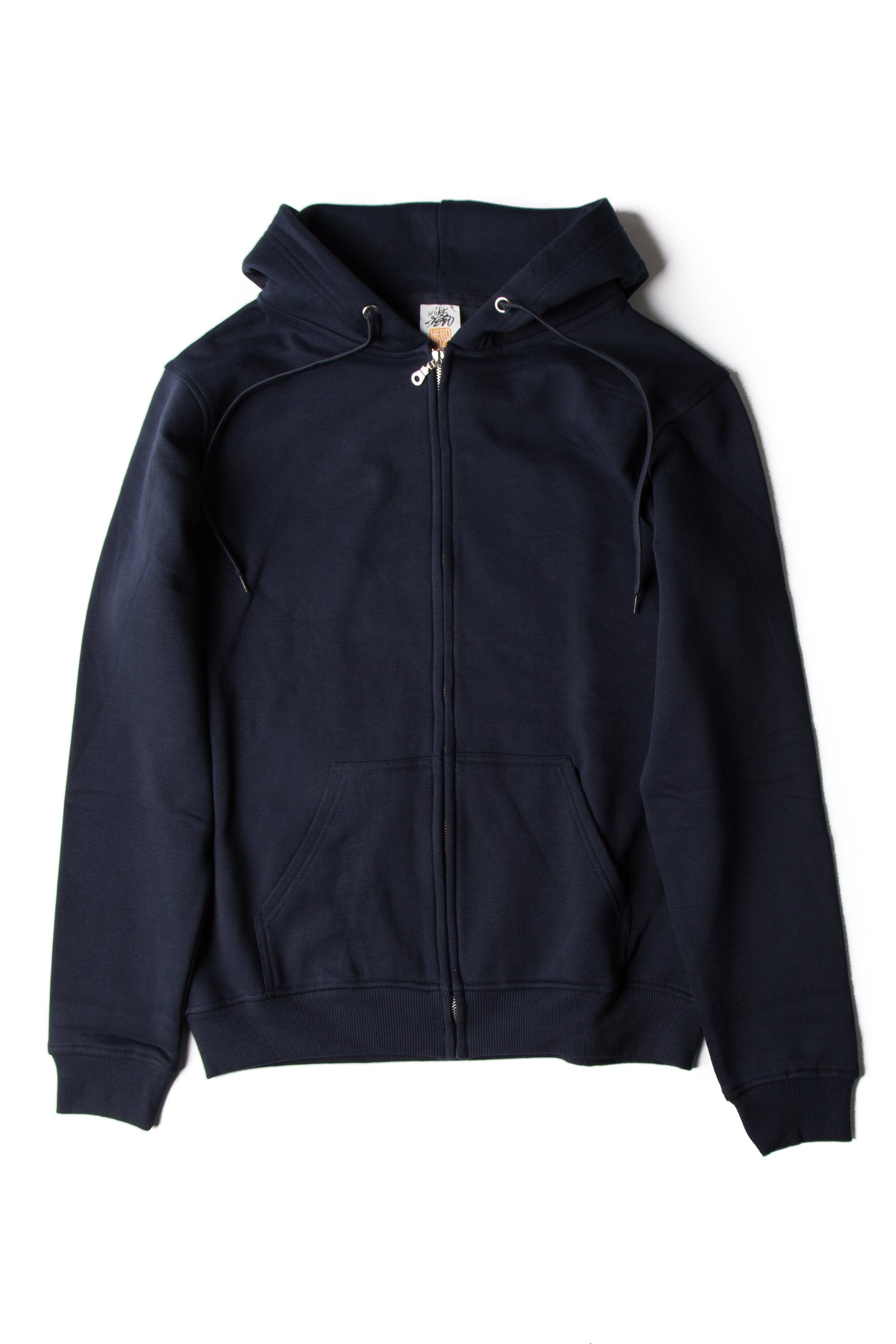 HERO-3020 Unisex Full Zip Hoodie - Navy Blue