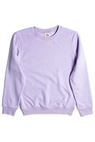 HERO-1020 Unisex Youth Blank Crewneck Sweatshirt - Lavender