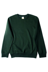 HERO-1020 Unisex Youth Blank Crewneck Sweatshirt - Forest Green