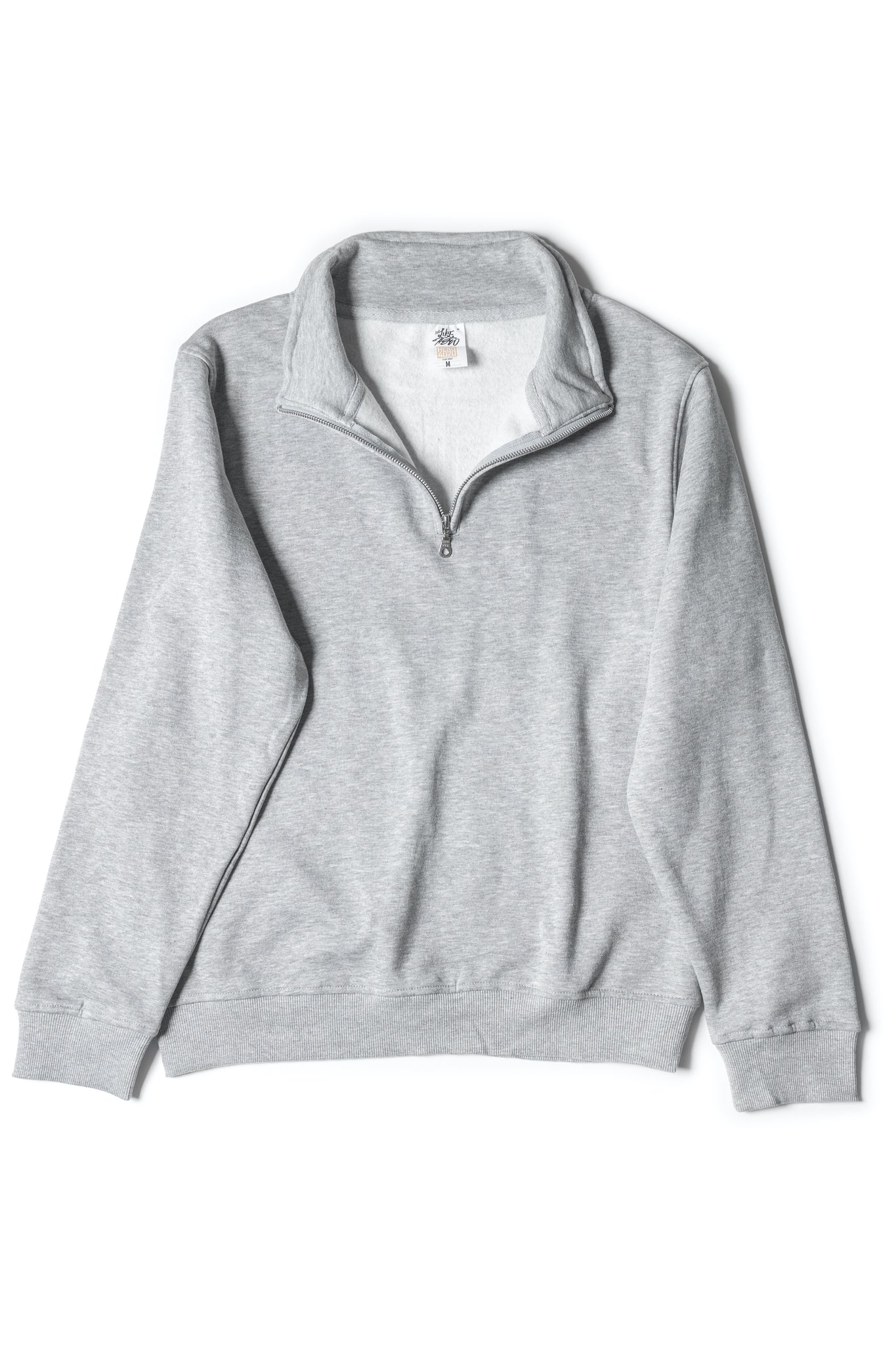 HERO-4020 Unisex Quarter Zip Sweatshirt - Sport Grey – Just Like Hero