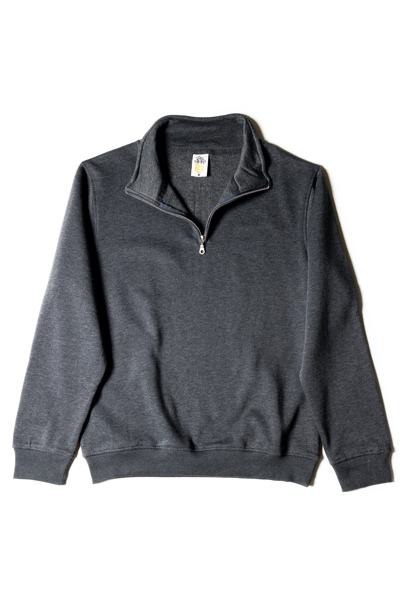 HERO-4020 Unisex Quarter Zip Sweatshirt - Dark Heather