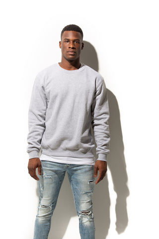 HERO-1020 Unisex Blank Crewneck Sweatshirt - Sport Grey