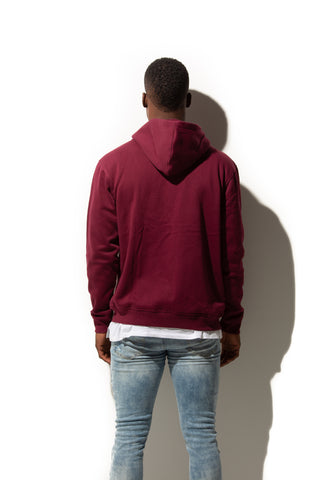 HERO-3020 Unisex Full Zip Hoodie - Maroon